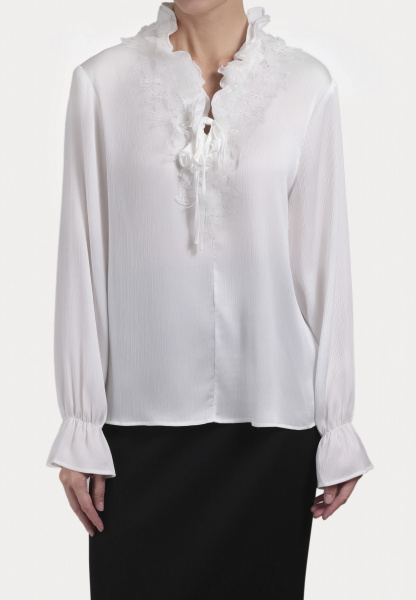 Блуза деловая белая
